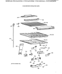 COMPARTMENT SEPARATOR PARTS Diagram and Parts List for CTX21GIXCRAA  Hotpoint Refrigerator