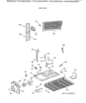 UNIT PARTS Diagram and Parts List for CTX21GIXCRAA  Hotpoint Refrigerator