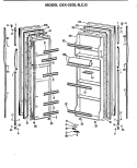 Part Location Diagram of WR77X5675 GE DOOR INNER FF
