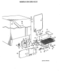 Section Diagram and Parts List for CSX22GLC  Hotpoint Refrigerator
