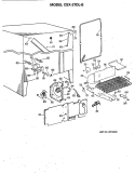 Section Diagram and Parts List for CSX27DLB  Hotpoint Refrigerator