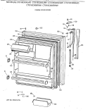 FRESH FOOD DOOR Diagram and Parts List for CTX18CIXKLWW  Hotpoint Refrigerator