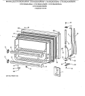 FREEZER DOOR Diagram and Parts List for CTX18GAXJRAA  Hotpoint Refrigerator