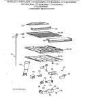 COMPARTMENT SEPARATOR PARTS Diagram and Parts List for CTX18GAXJRAA  Hotpoint Refrigerator