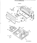 COOKTOP Diagram and Parts List for LGB600GET4BC  General Electric Range