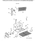 UNIT PARTS Diagram and Parts List for MTX18GAXFRWW  General Electric Refrigerator