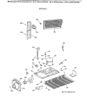 UNIT PARTS Diagram and Parts List for MTX18GAXGRAA  General Electric Refrigerator