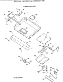 GAS & BURNER PARTS Diagram and Parts List for LGB336GEV1AD  General Electric Range