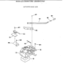 MOTORIZED DOOR LOCK Diagram and Parts List for LEB356GT2BB  General Electric Range