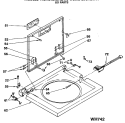 LID PARTS Diagram and Parts List for WSM2420SAZWW  General Electric Washer Dryer Combo