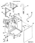 WASHER CABINET PARTS Diagram and Parts List for WSM2480SAZWW  General Electric Washer Dryer Combo