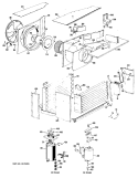 Part Location Diagram of WJ94X0512 GE MTR-RES-50HZ
