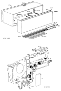 Section Diagram and Parts List for A2B718DXASEA  General Electric Air Conditioner