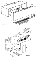 Section Diagram and Parts List for A3B588DEALQ1  General Electric Air Conditioner