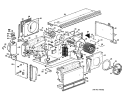 Section Diagram and Parts List for A3B789EVASD1  General Electric Air Conditioner