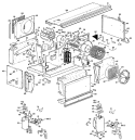 Section Diagram and Parts List for A3B798DAALD1  General Electric Air Conditioner