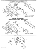 BACKSPLASH ASSEMBLY Diagram and Parts List for WWA8355BAL  General Electric Washer