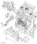 Part Location Diagram of WB24X5139 GE SWITCH, LATCH RELEASE