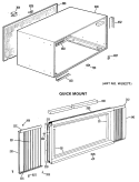 QUICK MOUNT Diagram and Parts List for AJH10D1T2  General Electric Air Conditioner