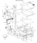 FRESH FOOD SECTION Diagram and Parts List for TFF24ZBM  General Electric Refrigerator