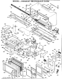 Part Location Diagram of WB48X5066 GE RACK