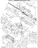 MICROWAVE OVEN Diagram and Parts List for JVM48004  General Electric Microwave