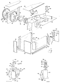Section Diagram and Parts List for AF913WSD1  General Electric Air Conditioner