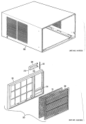 Part Location Diagram of WJ98X0700 GE COMPRESSOR