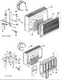 Part Location Diagram of WJ70X0262 GE SHIELD