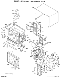 MICROWAVE OVEN Diagram and Parts List for JET203002  General Electric Microwave