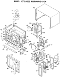 Part Location Diagram of WB02X7185 GE SUPPORT RACK