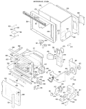MICROWAVE OVEN Diagram and Parts List for JKP76G*01  General Electric Microwave Oven Combo
