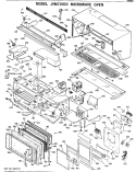 MICROWAVE OVEN Diagram and Parts List for JVM72003  General Electric Microwave