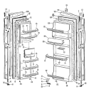 Part Location Diagram of WR78X7462 GE O D PANEL FF