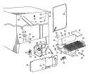 Section Diagram and Parts List for TFX22RFB  General Electric Refrigerator