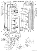 Part Location Diagram of WR78X7760 GE O D PANEL FF