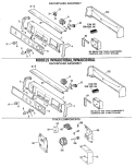 BACKSPLASH ASSEMBLY Diagram and Parts List for WWA8324BAL  General Electric Washer