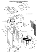 Part Location Diagram of WH19X0253 GE WIRING Assembly