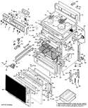 Part Location Diagram of WB07X5629 GE TRIM DOOR