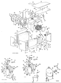 Section Diagram and Parts List for AD924WSX1  General Electric Air Conditioner