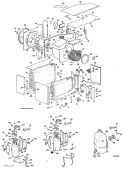 Part Location Diagram of WJ70X0126 GE BAFFLE