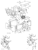 Section Diagram and Parts List for AF910MST1  General Electric Air Conditioner