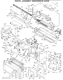 Part Location Diagram of WB56X5889 GE Stirrer Cover