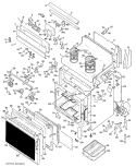 Part Location Diagram of WB38X5039 GE VENT BODY
