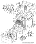 Part Location Diagram of WB56X1472 GE DOOR PANEL HA