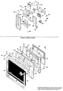 Part Location Diagram of WB55X5249 GE PANEL INNER