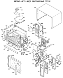MICROWAVE OVEN Diagram and Parts List for JET214002  General Electric Microwave