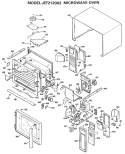 MICROWAVE OVEN Diagram and Parts List for JET212002  General Electric Microwave