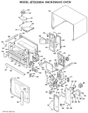 MICROWAVE OVEN Diagram and Parts List for JET2020D4  General Electric Microwave