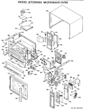 MICROWAVE OVEN Diagram and Parts List for JET235003  General Electric Microwave